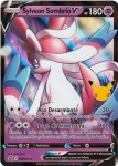 POKÉMON - Sylveon Sombrio V - Pokémon - PS180 - Carta Gigante ( colecionismo, colecionador, jogos, animes, estratégia)