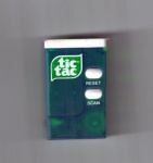 Rádio Tic Tac - Anos 1990. Promocional das balinhasTic Tac na forma e tamanho da caixinha original, funcional. Não acompanha fones de ouvido nem pilhas, (brinquedo, colecionismo, propaganda)