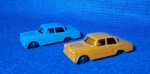 Carrinho Miniatura - Lote com 02 micro carrinhos Lima - ( 5 Cm.) Plástico - Industr. Italy - NO ESTADO ( carrinho, modelismo, colecionismo, miniatura, brinquedo)
