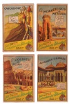 Estampas Eucalol - Colecionismo Lote: 242 com 04 Unidades - Memorabilia, Albúns de figurinha em bom estado apesar da idade, amareladas e com desgastes, conforme mostra as fotos, no estado, obs.: os lotes estão definidos conforme disposição das fotos e não serão retirados de um para montar outro.