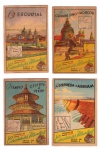 Estampas Eucalol - Colecionismo Lote: 243 com 04 Unidades - Memorabilia, Albúns de figurinha em bom estado apesar da idade, amareladas e com desgastes, conforme mostra as fotos, no estado, obs.: os lotes estão definidos conforme disposição das fotos e não serão retirados de um para montar outro.
