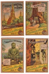 Estampas Eucalol - Colecionismo Lote: 246 com 04 Unidades - Memorabilia, Albúns de figurinha em bom estado apesar da idade, amareladas e com desgastes, conforme mostra as fotos, no estado, obs.: os lotes estão definidos conforme disposição das fotos e não serão retirados de um para montar outro.