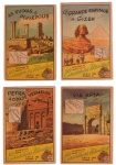 Estampas Eucalol - Colecionismo Lote: 247 com 04 Unidades - Memorabilia, Albúns de figurinha em bom estado apesar da idade, amareladas e com desgastes, conforme mostra as fotos, no estado, obs.: os lotes estão definidos conforme disposição das fotos e não serão retirados de um para montar outro.