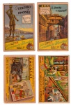 Estampas Eucalol - Colecionismo Lote: 248 com 04 Unidades - Memorabilia, Albúns de figurinha em bom estado apesar da idade, amareladas e com desgastes, conforme mostra as fotos, no estado, obs.: os lotes estão definidos conforme disposição das fotos e não serão retirados de um para montar outro.