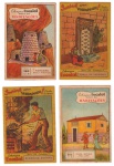 Estampas Eucalol - Colecionismo Lote: 250 com 04 Unidades - Memorabilia, Albúns de figurinha em bom estado apesar da idade, amareladas e com desgastes, conforme mostra as fotos, no estado, obs.: os lotes estão definidos conforme disposição das fotos e não serão retirados de um para montar outro.