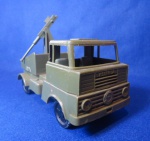 Brinquedo ESTRELA anos 70 - Caminhão c/ metralhadora inteira militar em plástico injetado - NO ESTADO - Industria Brasileira - (colecionavel, militaria)