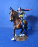 Bonecos GULLIVER - ZORRO - conj. Zorro à cavalo `peças para restauro`- NO ESTADO, industr. Brasileira - plástico injetado (personagens de quadrinhos e cinema, colecionável, brinquedo)