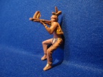 Brinquedo Forte Apache Guliver - índio - PARA RESTAURO indústria Brasileira - NO ESTADO (colecionável, colecionador, bonecos soldadinhos, miniatura)