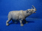 Brinquedo Série zoologico Guliver/ casablanca - Rinoceronte - plástico,década de 1970 indústria Brasileira - NO ESTADO (Raro, colecionável, colecionador, bonecos, miniatura)