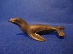 Brinquedo Série zoologico Guliver - Foca - plástico,década de 1970 indústria Brasileira - NO ESTADO (Raro, colecionável, colecionador, bonecos, miniatura)