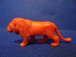 Brinquedo Série zoologico Guliver - Leão - plástico,década de 1970 indústria Brasileira - NO ESTADO (Raro, colecionável, colecionador, bonecos, miniatura)