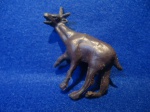 Brinquedo Série zoologico Guliver - Veado - PARA RESTAURO - plástico,década de 1970 indústria Brasileira - NO ESTADO (Raro, colecionável, colecionador, bonecos, miniatura)