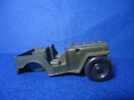 Brinquedo Mitroplas anos 70 - Jipe militar Ref. 381 PARA RESTAURO, plástico injetado - NO ESTADO - Industria Brasileira - (colecionavel, militaria)