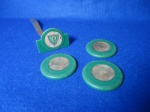 Brinquedo Futebol de botão panelinha Estrela - Lote com 4 peças Futebol de Botão Antigo - panelinha anos 70, PARA RESTAURO - NO ESTADO - (brinquedo antigo, colecionavel,futebol)
