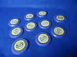 Brinquedo Futebol de botão panelinha - Lote com 10 peças Futebol de Botão Antigo - panelinha anos 70, PARA RESTAURO - NO ESTADO - (brinquedo antigo, colecionavel,futebol)