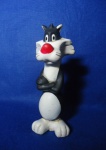 Brinquedo de borracha - Frajola, sem inform. de fabricante ( colecionismo, antigo, retrô)