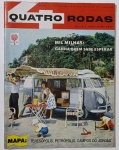 Revista Quatro Rodas nº07   1961 -  Edição histórica com capa ilustrando o espírito aventureiro dos anos 60: família em acampamento com Kombi Volkswagen. Destaques: Mil Milhas, mapa turístico de cidades serranas e muito mais. Peça rara para colecionadores e apaixonados por automobilismo vintage.
