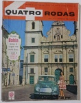 Revista Quatro Rodas Nº 5     1960  Edição pioneira com guia completo sobre a Bahia: como chegar, o que visitar e onde se hospedar. Destaque para o projeto do novo Código de Trânsito. Capa com imagem histórica e carro clássico em frente a prédio colonial. Ideal para colecionadores e amantes da cultura automobilística brasileira.