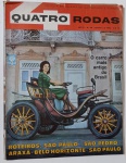 Revista Quatro Rodas Nº 26   1962  Edição histórica com destaque para o carro mais antigo do Brasil, em frente a uma arquitetura clássica. Inclui roteiro completo por São Paulo, São Pedro, Araxá e Belo Horizonte. Uma peça rara e valiosa para colecionadores e apaixonados por veículos antigos e turismo nacional.