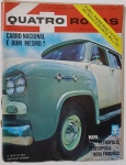 Revista Quatro Rodas  Nº 34   1963   Edição histórica com teste do Chevrolet Amazona e primeiras imagens do Esporte Willys. Matéria especial questiona a qualidade dos carros nacionais e traz roteiro turístico por Petrópolis, Teresópolis e Nova Friburgo. Capa vibrante com o clássico Amazona em destaque. Imperdível para colecionadores e apaixonados por automobilismo vintage.