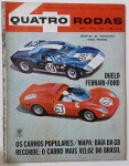 Revista Quatro Rodas Nº 60   1965   Em clima de alta velocidade, esta edição traz o eletrizante duelo Ferrari vs. Ford, com os icônicos carros de corrida número 63 e 69 em destaque. Além da adrenalina das pistas, a revista apresenta os carros populares da época, um mapa detalhado da Baía da Guanabara e revela qual é o carro mais veloz do Brasil. Uma verdadeira cápsula do tempo para os amantes do automobilismo clássico.