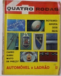 Revista Quatro Rodas  Junho/1964 (Ano IV, Nº 47) Com um visual vibrante e repleto de emblemas automotivos, esta edição mergulha nas questões que movimentavam o setor na década de 60. Os destaques incluem uma análise sobre o aumento dos preços dos carros, dicas de segurança contra furtos (Automóvel x Ladrão) e um roteiro turístico por Angra dos Reis. A capa também provoca curiosidade com a manchete Novidades secretas das fábricas, prometendo revelações sobre os bastidores da indústria. Uma edição que mistura informação, denúncia e escapismo sobre quatro rodas.