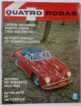 Revista Quatro Rodas  Julho/1963 (Ano IV, Nº 36) Com um elegante Porsche conversível vermelho cruzando uma estrada arborizada, esta edição convida o leitor a explorar o prazer de dirigir com estilo. Os destaques incluem uma análise econômica sobre o custo por quilômetro dos carros nacionais, uma crítica contundente ao trânsito carioca (Retrato amargo do trânsito carioca), um roteiro encantador pelo litoral nordestino e a experiência de estar ao volante de um Porsche. Uma edição que combina sofisticação, crítica urbana e turismo costeiro  tudo sob o olhar apaixonado da cultura automotiva brasileira.