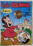Lulu e Bolinha Especial Nº 4  Abril Jovem (1991) Uma edição encantadora com histórias da pobre menininha Lulu e do divertido Mino, o Marciano. A capa traz um toque mágico com castelo ao fundo e um tatu saltitante. Publicada pela Abril Jovem. Uma joia nostálgica para fãs da dupla!