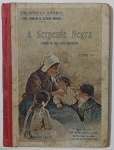 O livro "A Serpente Negra  Contos do Folk-Lore Brasileiro", de Prof. Arnaldo de Oliveira Barreto, é o Livro XV da coleção Bibliotheca Infantil. Com capa ilustrada mostrando um idoso contando histórias a crianças, a obra apresenta lendas do folclore nacional em linguagem acessível. Publicado pela Companhia Melhoramentos de São Paulo, com preço indicado de 1$500, reflete o estilo educativo e cultural da época.