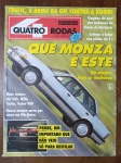 Quatro Rodas  Fevereiro/1991 Destaque: Chevrolet Monza renovado, testes com Gol GTS, Mille Turbo, Volvo 960, e comparativos na Via Dutra. Matérias sobre o Ford Probe, Traffic vs Kombi, e início da temporada de F1.