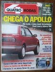 Quatro Rodas Nº359  Chegada do Apollo Destaque: Ford Apollo GLS, primeiro Ford com DNA VW. Comparativos entre XR3 vs. Kadett GS, economia do Gol 1.6, superpicapes em alta, e os 50 finalistas do Melhor Motorista. Extras: F1, testes de 50.000 km e Lúcia Veríssimo com seu cavalo Andaluz.