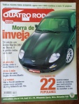 Revista Quatro Rodas nº479  Edição Especial 40 Anos (2000)  Capa com Aston Martin DB7, única unidade no Brasil testada pela equipe. Destaques sobre Marea 2.4, Marcos Mantis, Gol e Parati 1.0 Turbo, testes com 22 modelos populares e avaliações de Blazer 2.8, Audi A3/S3, Mercedes SLR e mais. Edição histórica para colecionadores!