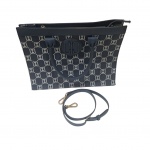 Bolsa Rute by Carmim, nas cores marinho e branco, 40 x 15, Alt. 30 cm.