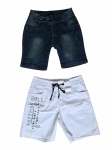 Duas bermudas jeans femininas Tam. 44 uma marinho by Emporio e outra branca com etiquetar Zionco, nunca foi usada, Cintura 88, Com. 48 e 46 cm.