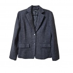 Blazer feminina, Tam. M  by Angel em lã e poliéster, ombro 40, Com. 64 cm.