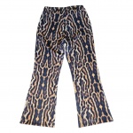 Calça comprida Tam. P/M  em neoprene animal print cintura 38, Com. 100 cm.