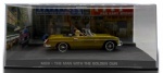 007 - Miniatura colecionável do carro MGB do filme "The man with golden gun" da franquia 007 (James Bond). Escala 1:43
