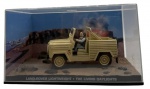 007 - Miniatura colecionável do carro Land Rover Lightweight do filme "The living daylights" da franquia 007 (James Bond). Escala 1:43