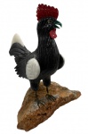 Grandiosa escultura feita com pedras brasileiras no feitio de Galo de Barcelos. Altura: 34cm Comprimento: 26,5cm Largura: 31,5cm