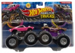 Colecionável - Conjunto de dois carros Hot Wheels Monster Trucks -  "Dodge Charger x Rodger Dodger", em metal com partes em material sintético. Escala 1:64