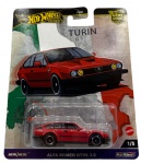 Colecionável - Carro Hot Wheels Premium, modelo Alfa Romeo GTV6 3.0 em metal. Escala 1:64