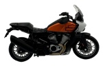 Colecionismo - Moto Harley Davidson modelo Pan America 1250 ano 2021 em metal com partes em material sintético. Suspensão com mola traseira. Guidão e tripé ativos.Marca: Maisto Escala 1:18 Altura: 8cm Comprimento: 12,5cm Largura: 3,5cm