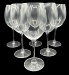 CRYSTALITE BOHEMIA - Seis taças em fino cristal tcheco Bohemia no modelo balloon. Capacidade: 580ml Altura: 23,5cm