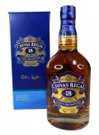 CHIVAS REGAL 18 ANOS BLENDED SCOTCH WHISKY 750ML - Lançado em 1997, este uísque é feito a partir da combinação dos mais puros uísques de grãos e maltes, cada um deles, envelhecido em barris especiais de carvalho por 18 anos ou mais. Uísque de sabor excepcionalmente rico e suave com um paladar aveludado de chocolate escuro com notas florais elegantes. Teor alcoólico: 40%