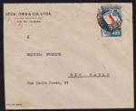Brasil 1941 - Envelope circulado com selo Recenseamento circulado em São Paulo!