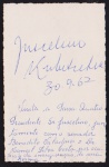 Brasil 1962 - Cartão postal com vista de Brasília enviado por Juscelino Kubitscheck em 30/09/62 com texto sobre visita à cidade de Passa Quatro! Oportunidade única!