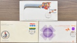 Brasil - Seleção de 3 bons envelopes FDC's, oficiais dos correios completos e de grande valor de catálogo em perfeito estado de conservação!