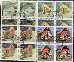 Brasil 1979 - Borboletas, série completa em quadras com carimbos de primeiro dia!