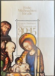 Alemanha - Natal, bloco sem carimbo com goma!