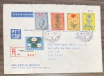 Holanda 1960 - Flores, envelope FDC série e carimbos de PD!